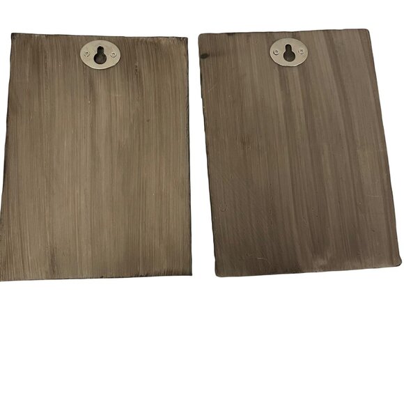 Vintage Chiu Tak Hak 3D Wall Plaques Featuring French Storefronts Livres & Vins - Picture 9 of 9